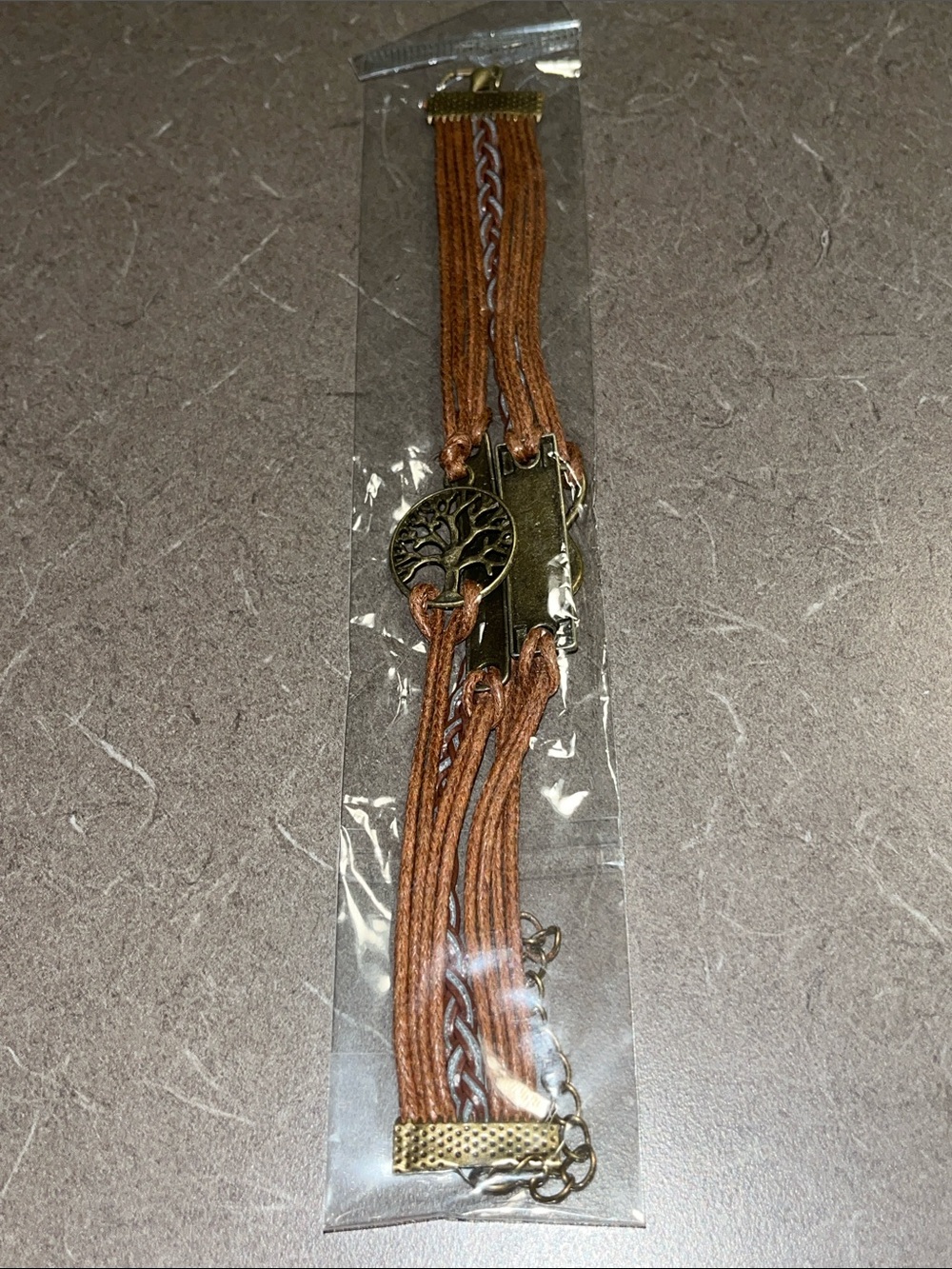 New Brown Layered Tree of Life Bracelet